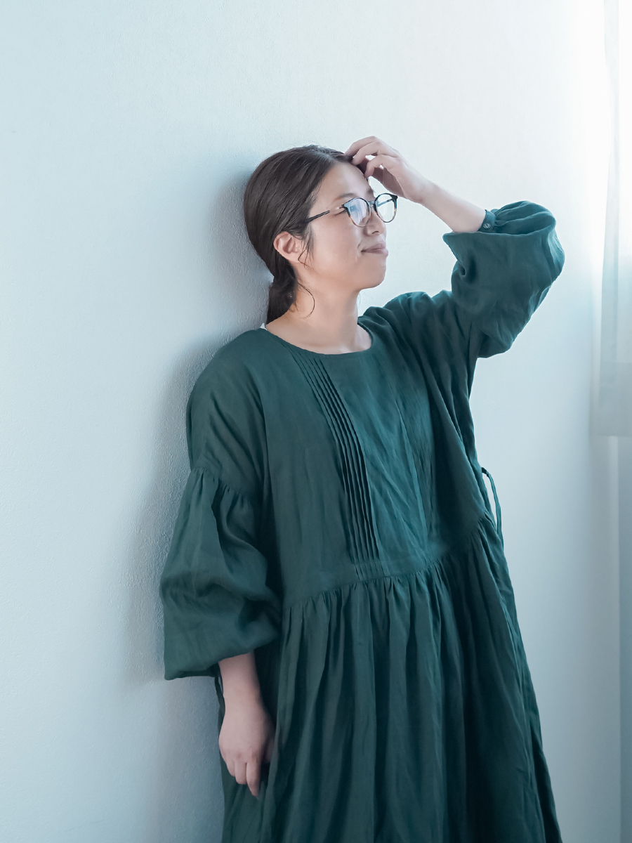 「心ゆるめるひと時に」リネンのリラックスウェア（ワンピース・パンツセット） 心ゆるめるひと時に」リネンのリラックスウェア（ワンピース
