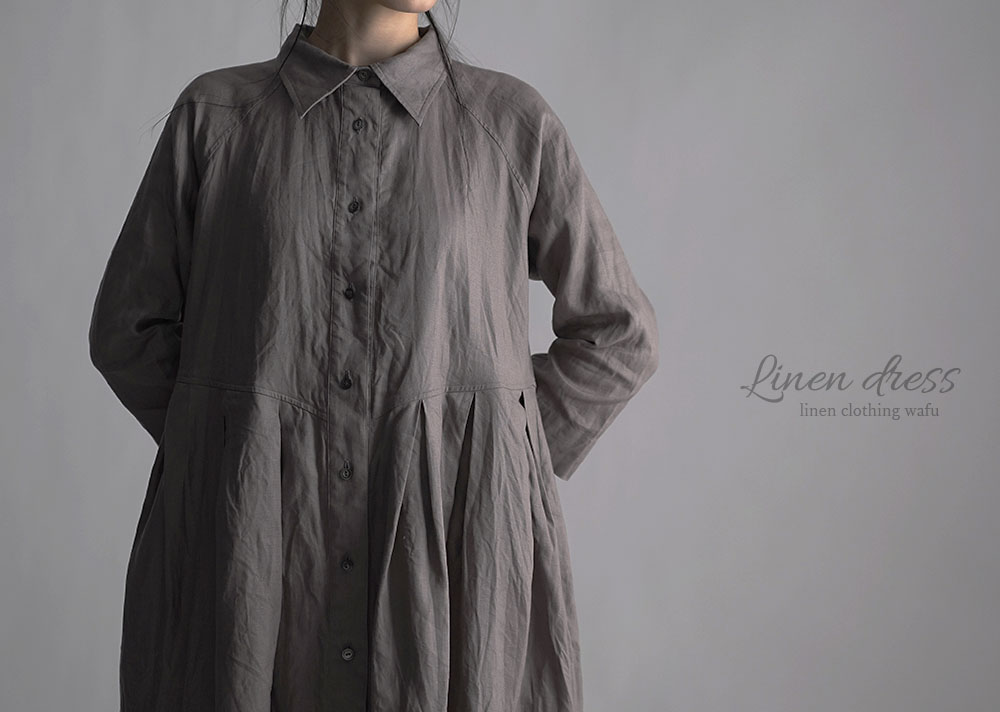wafu 】 linen clothing
