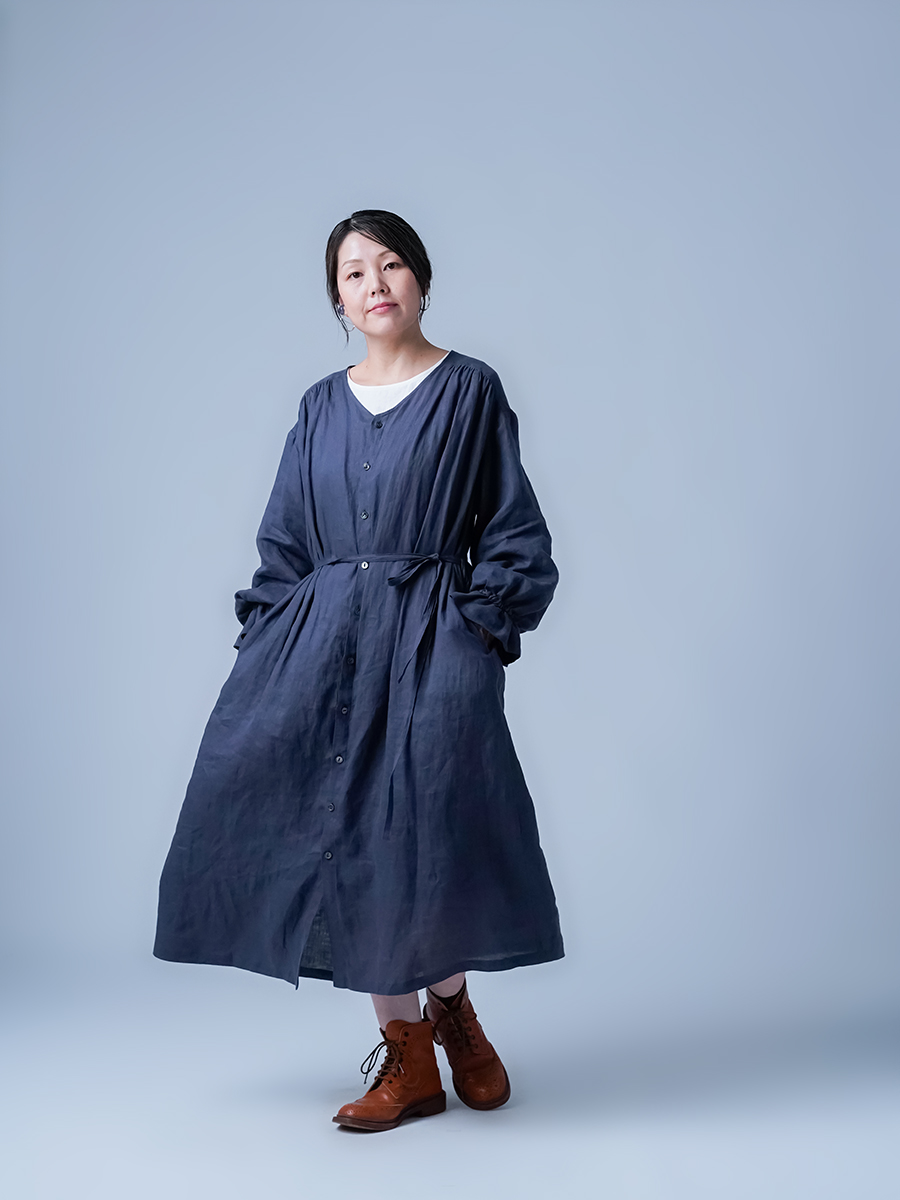 リネンドレス】皺も愛おしい 2way 雅亜麻 リネンワンピース