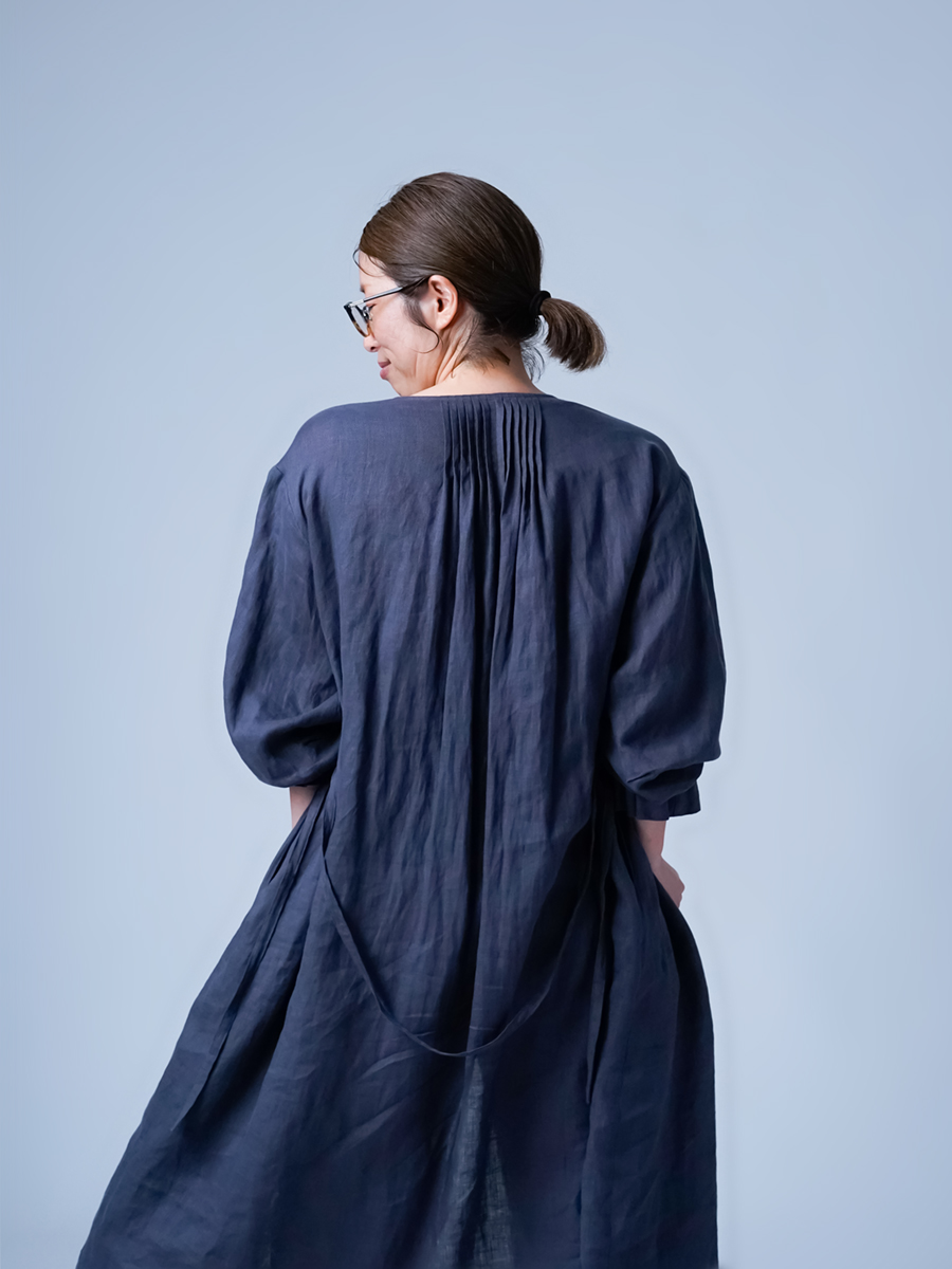 Robe de Confections リネン コート ワンピース X2866 1.jpg