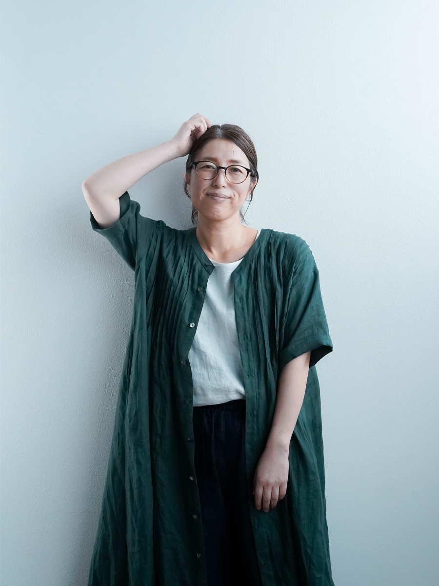 入手困難大人気なwafu ピンタックリネンワンピース ほぼ未使用品