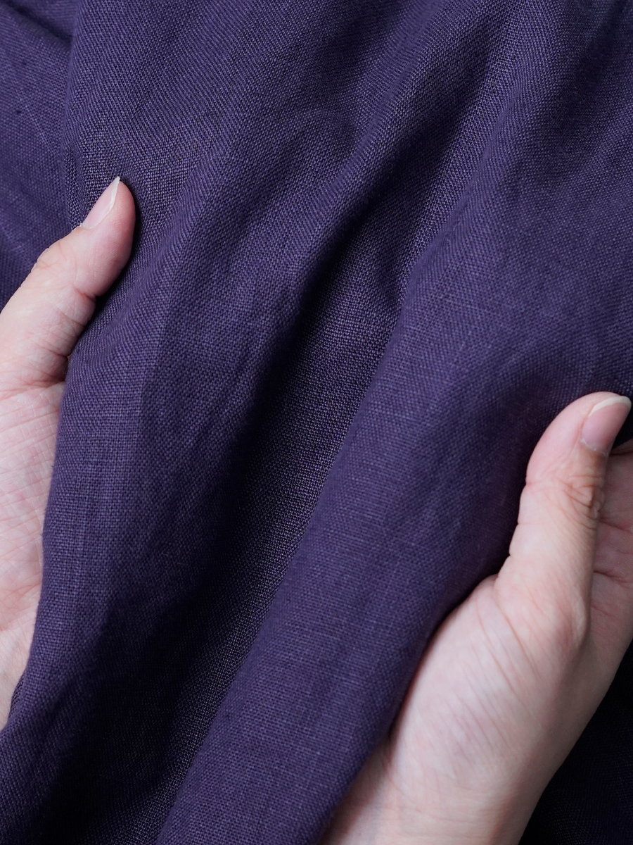 リネンパンツ】動きがデザインになる。リネンワイド袴パンツ／2色展開