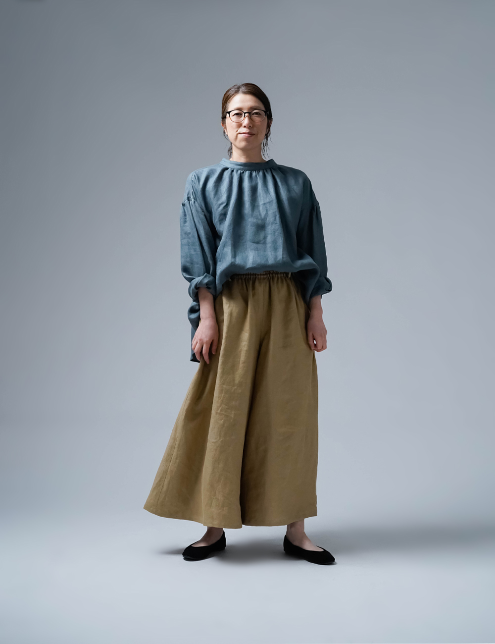 wafu 】 linen clothing