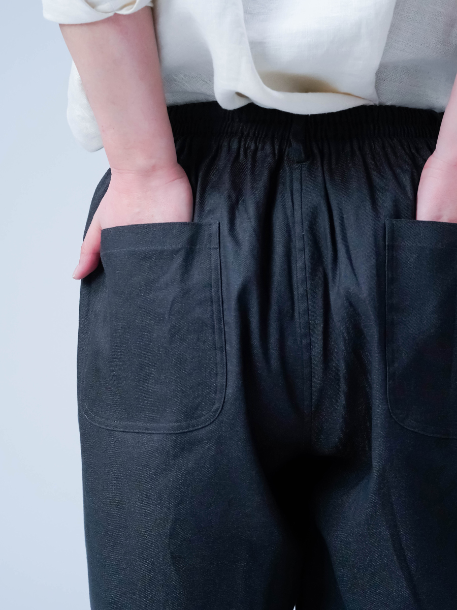 リネンパンツ】一度穿くとクセになる 感動の伸縮リネン ソロテックス