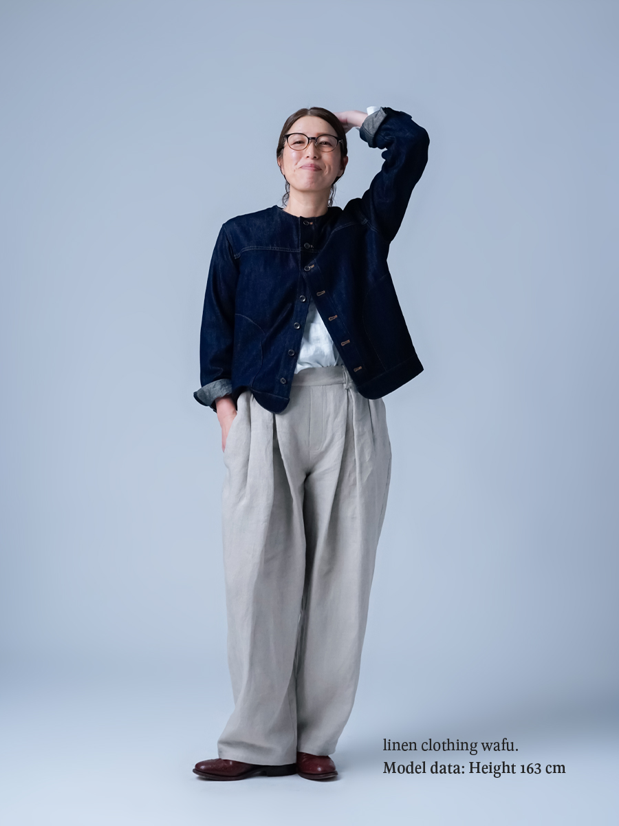 新品 コットンハウスアヤ N.B. リネンタックテーパードパンツ M 楽天市場】【OUTLET SALE】パンツ《コットンリネンタックハーフ