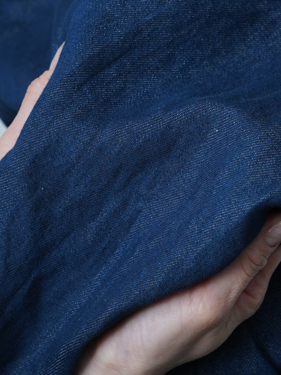 リネンデニムカーディガン】洗って育つ、一番出番の多い存在感 ノー