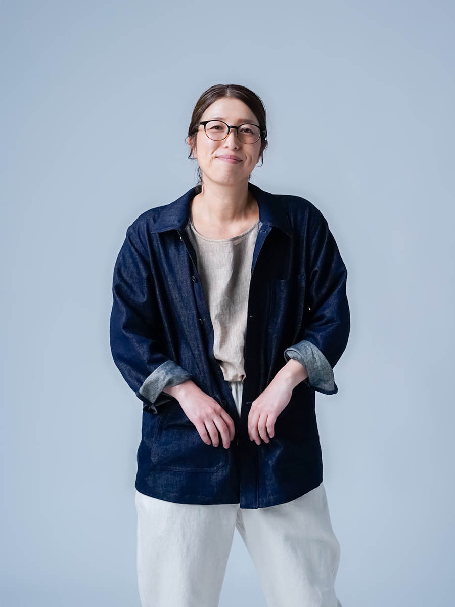 リネンデニムジャケット】そっと、あなたを主役にする服 デニム
