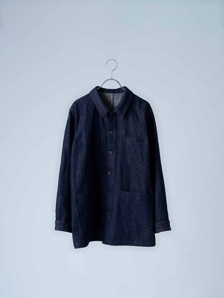 リネンデニムジャケット】そっと、あなたを主役にする服 デニム