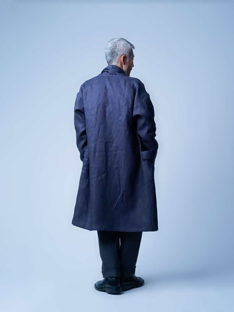 プレミアム】わたぬきが溺愛する ショールカラー ローブ ／ 3色展開 h032e