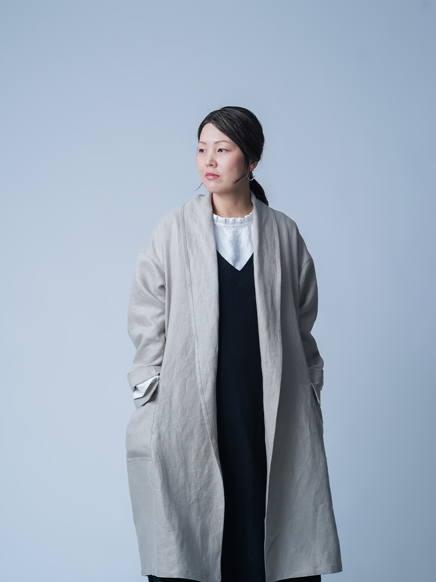 プレミアム】わたぬきが溺愛する ショールカラー ローブ ／ 3色展開 h032e