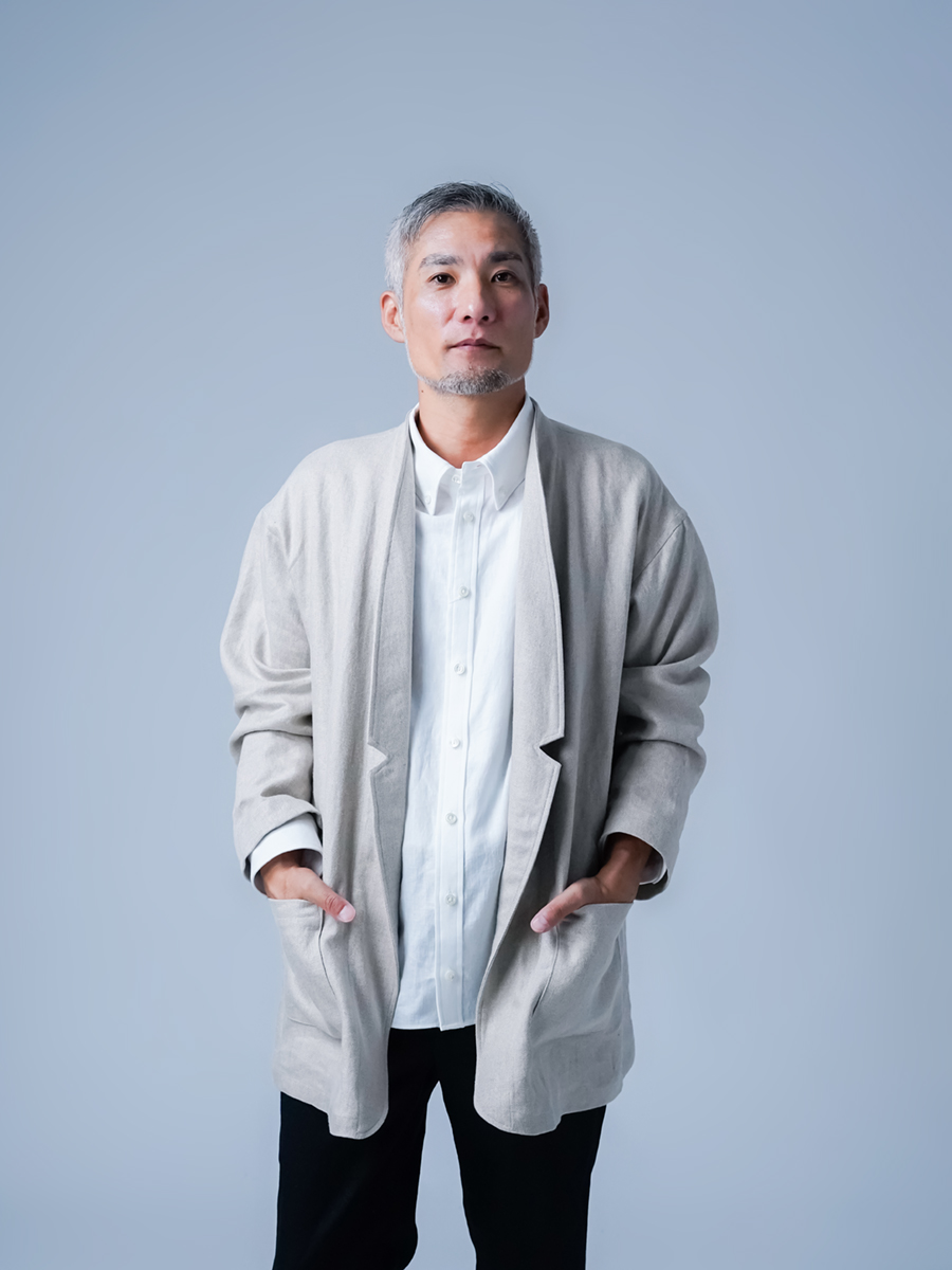 リネンジャケット】曖昧の美学。ヘリンボーンリネン カーディガン