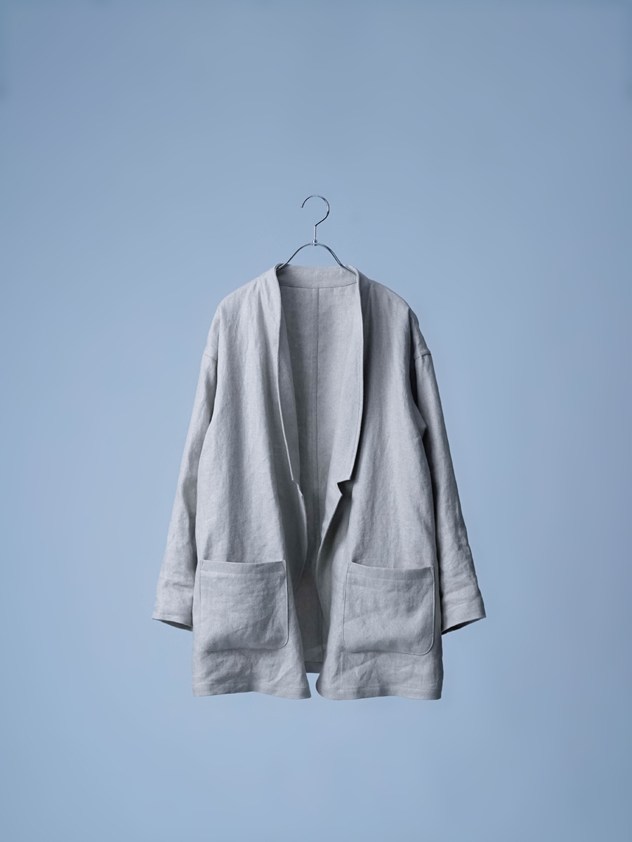 リネンジャケット】曖昧の美学。ヘリンボーンリネン