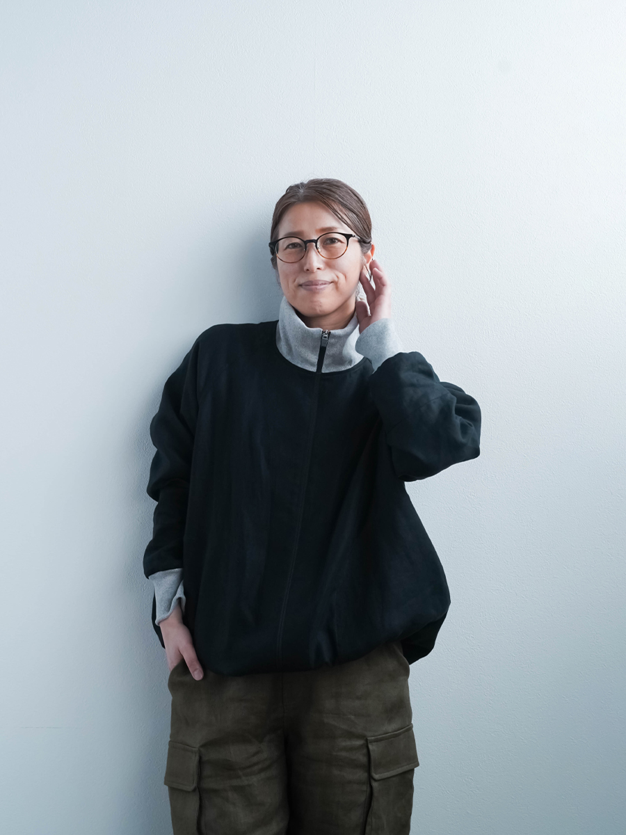 プレミアム】肩幅革命 よしブルゾン リネンスイングトップ ／ ランプ