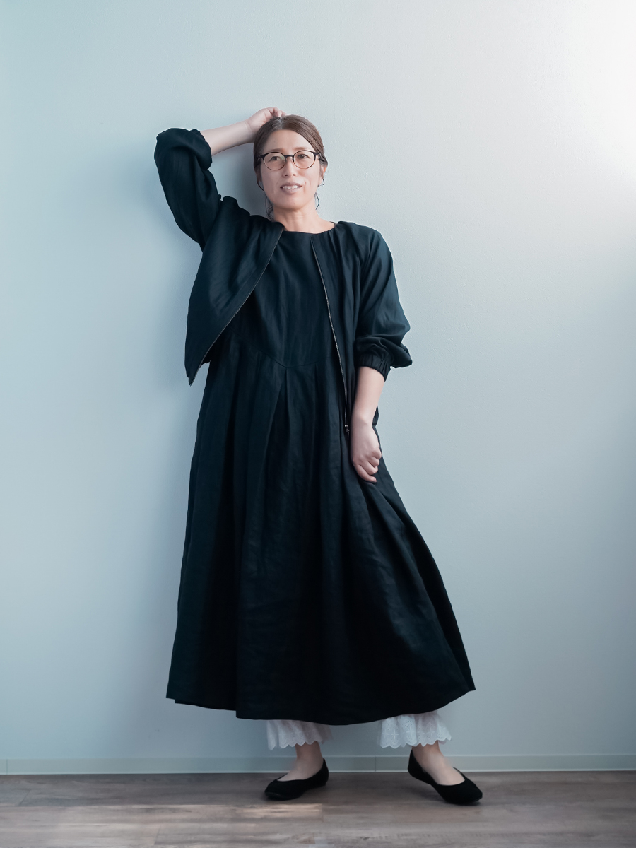 journal standard luxe　リネンドット　ブルゾン　ブラック セール】リネンワッシャー イージーパンツ（その他パンツ