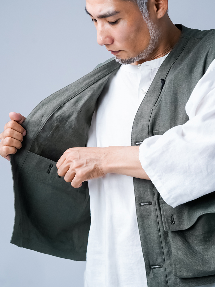 リネンベスト】持ち歩くのは、荷物じゃなく物語。ストーリー