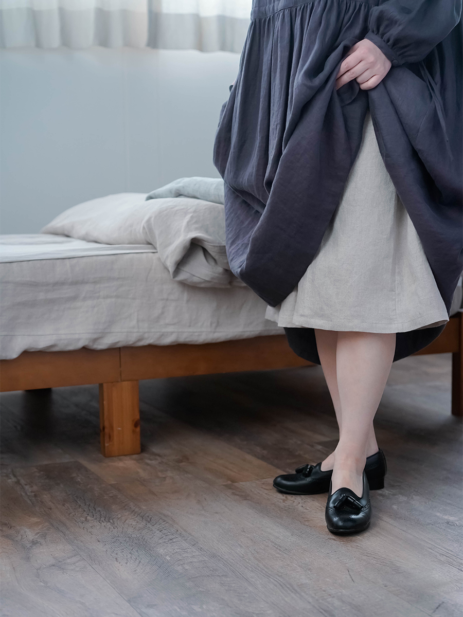 プレミアム】不安を黙らせる、一枚。 ひざ丈 ペチコート ペチパンツ