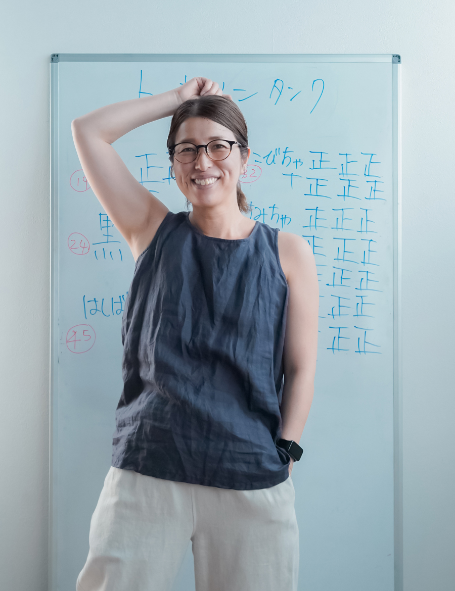 【リネンタンクトップ】下着をつけずに快適に過ごせる カップなしタンク トッキノン / 藍墨茶 p007d-isc1