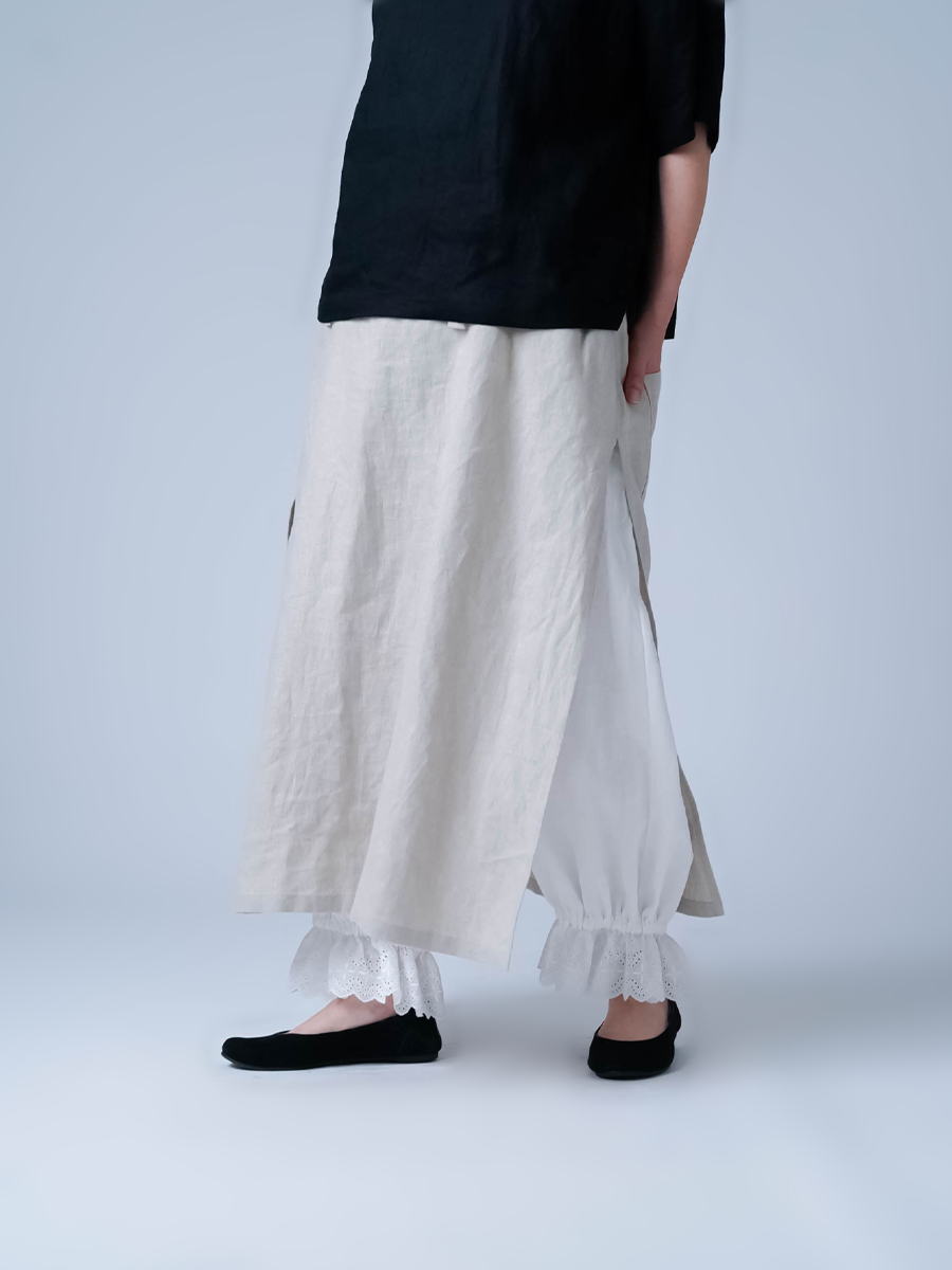 新品タグ付き　裾絞りレースペチパンツ 楽天市場】下着の透け防止に ♪ 選べる4柄 ペチパンツ タップ
