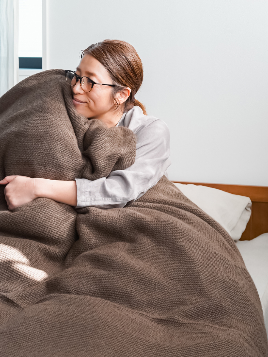 ヤク100%】毎晩の自分を褒める ヤク100%の極上毛布 ヤクブランケット