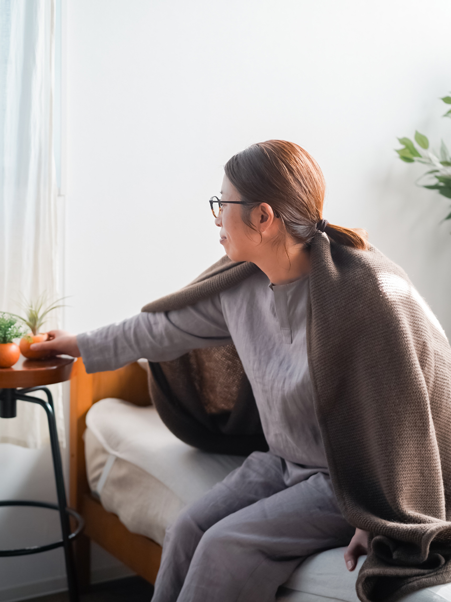 wafu ヤク100%の極上毛布 ヤクブランケット ／ ライトブラウン ヤク100%】毎晩の自分を褒める ヤク100%の極上毛布 ヤクブランケット