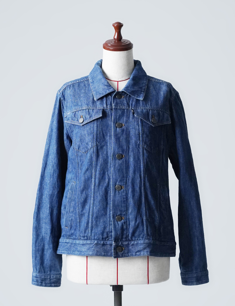ボンクラ　インディゴリネンジャケット　サイズ36 未使用品 BONCOURA” NEW COLLECTION | MAIDENS SHOP | メイデンズショップ