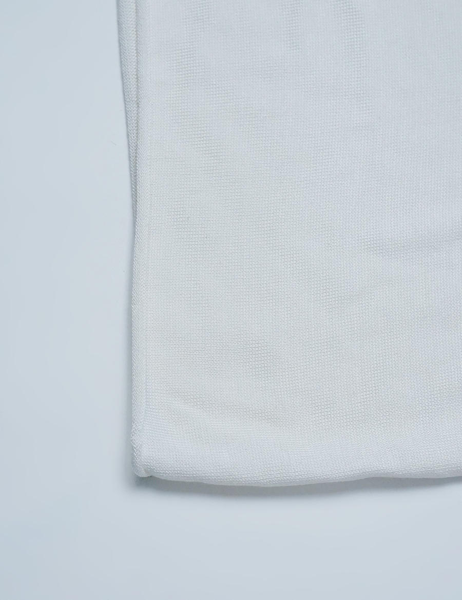 【訳あり作品/Lサイズ】シルク100% ニット トップス / オフホワイト sample-a0944