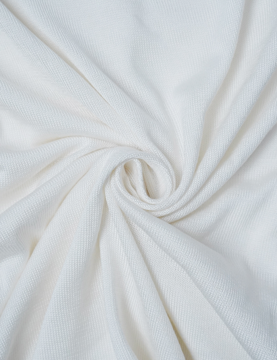 【訳あり作品/Lサイズ】シルク100% ニット トップス / オフホワイト sample-a0948