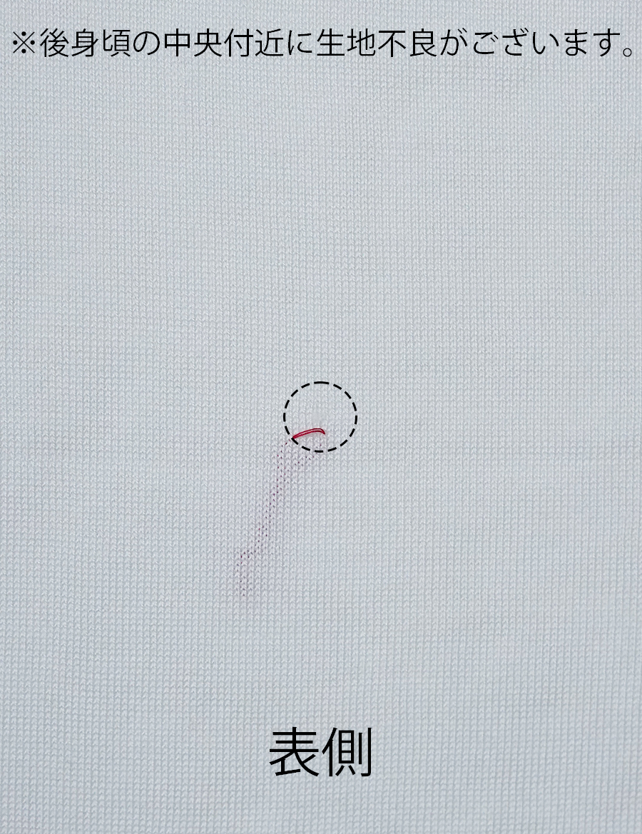 【訳あり作品/Lサイズ】シルク100% ニット トップス / オフホワイト sample-a0948