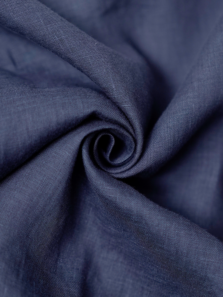 【リユース作品】リネン ドロップショルダー ビッグTシャツ / グレー sample-a1024