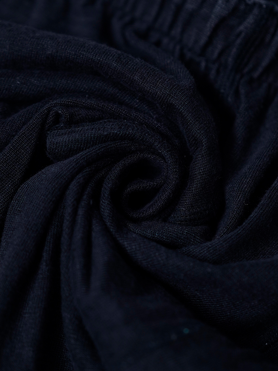 【リユース作品/Mサイズ】混紡ニット レギンス / ブラック sample-a1029