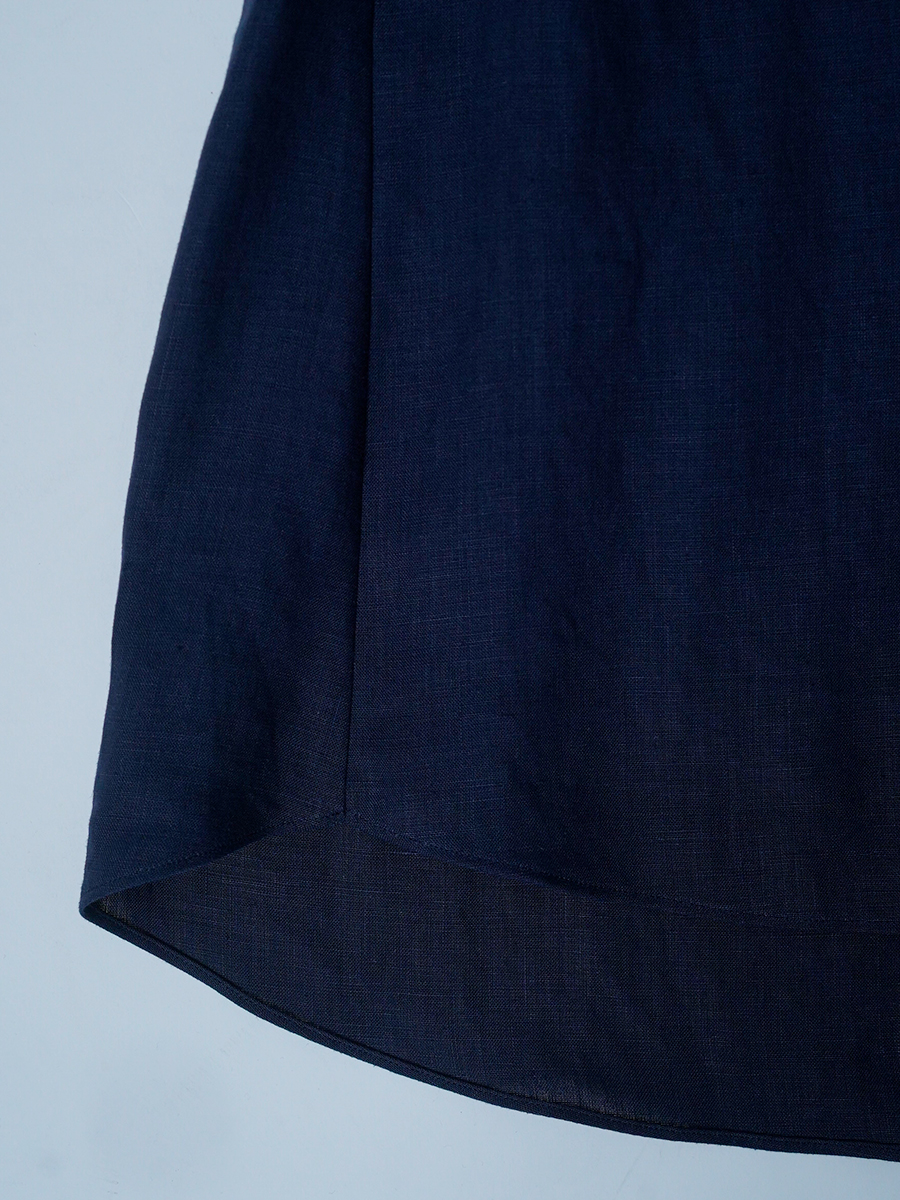 【サンプル作品】リネンカーディガン / ブラック sample-a1030