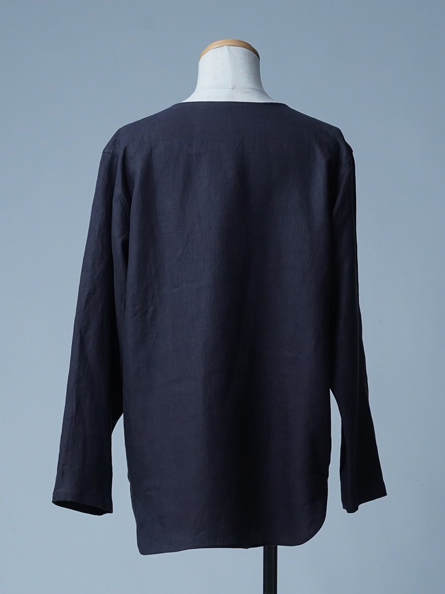 【サンプル作品/Lサイズ】プレミアムリネン 長袖トップス / ショードロン sample-a1049