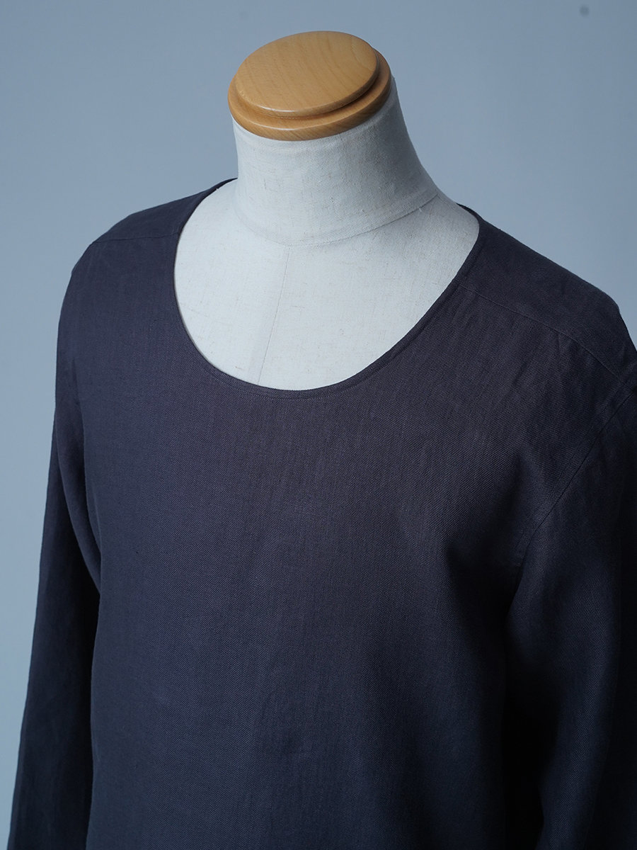 【サンプル作品/Lサイズ】プレミアムリネン 長袖トップス / ショードロン sample-a1049