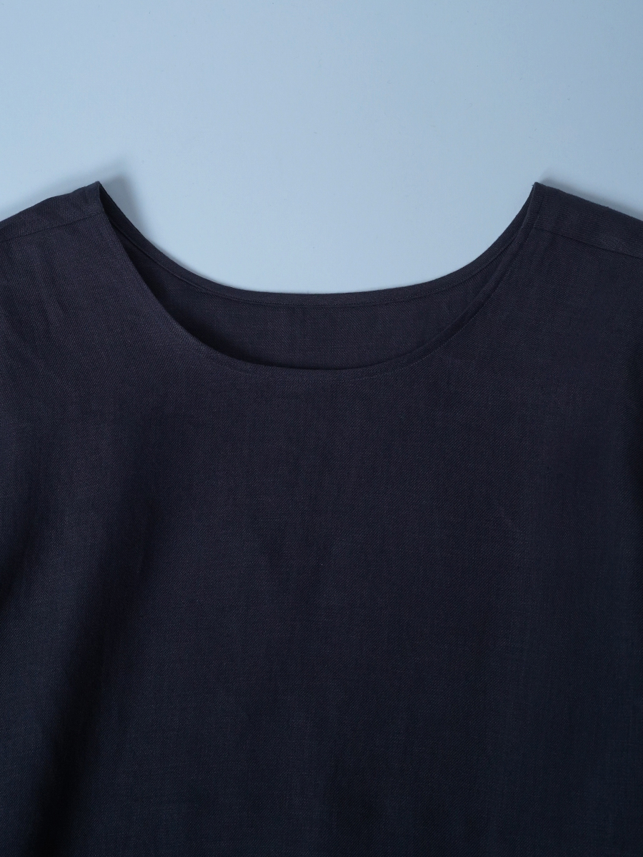 【サンプル作品/Lサイズ】プレミアムリネン 長袖トップス / ショードロン sample-a1049