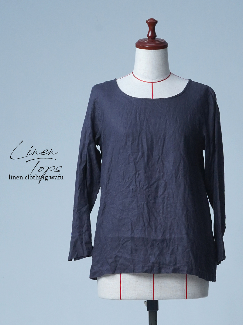 リユース作品/Mサイズ】プレミアムリネントップス / ショードロン