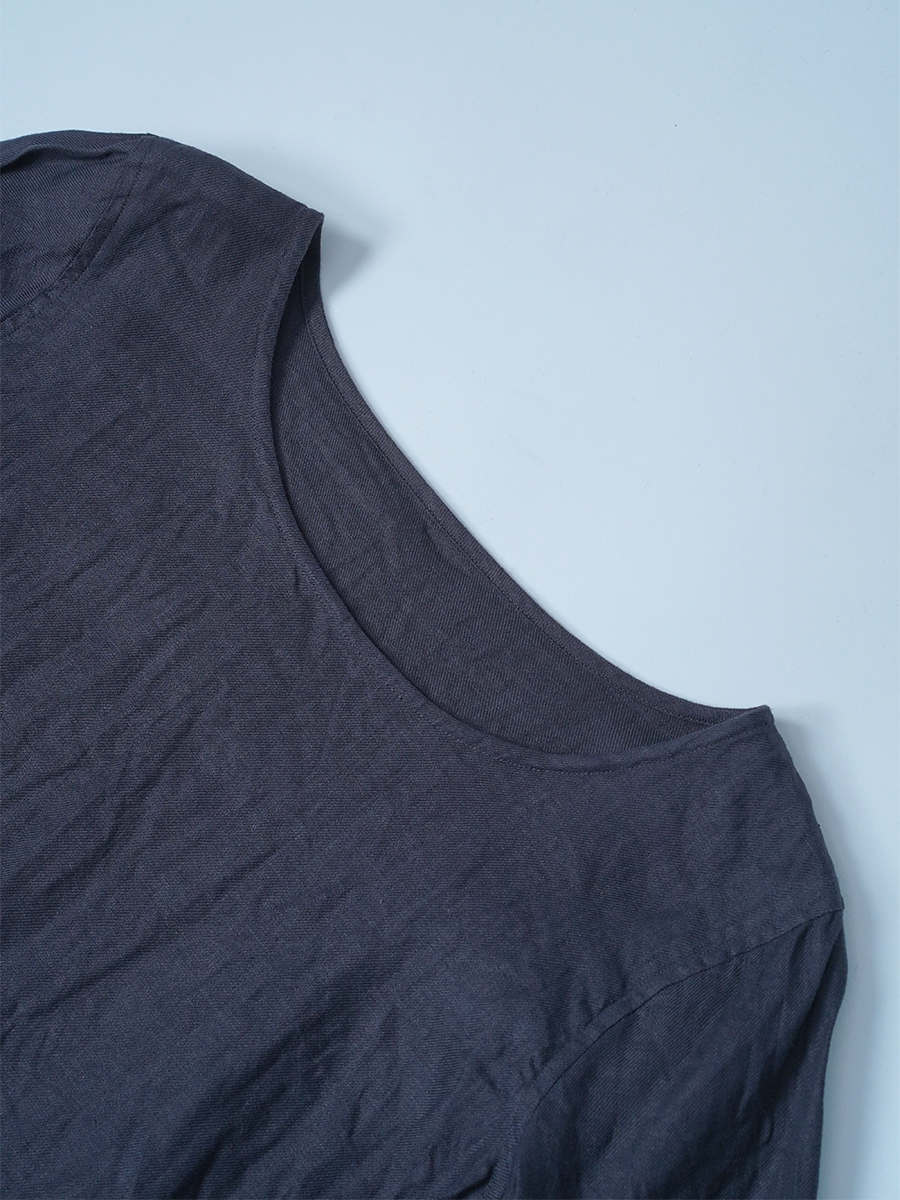 リユース作品/Mサイズ】プレミアムリネントップス / ショードロン