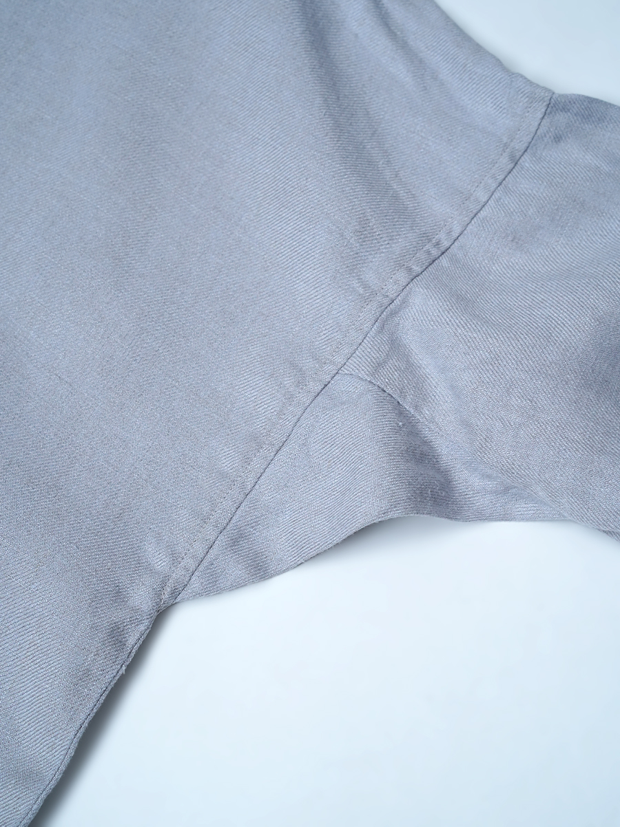 【リユース作品】リネントップス ふんわり袖 トップス / グリーシエル sample-a1149