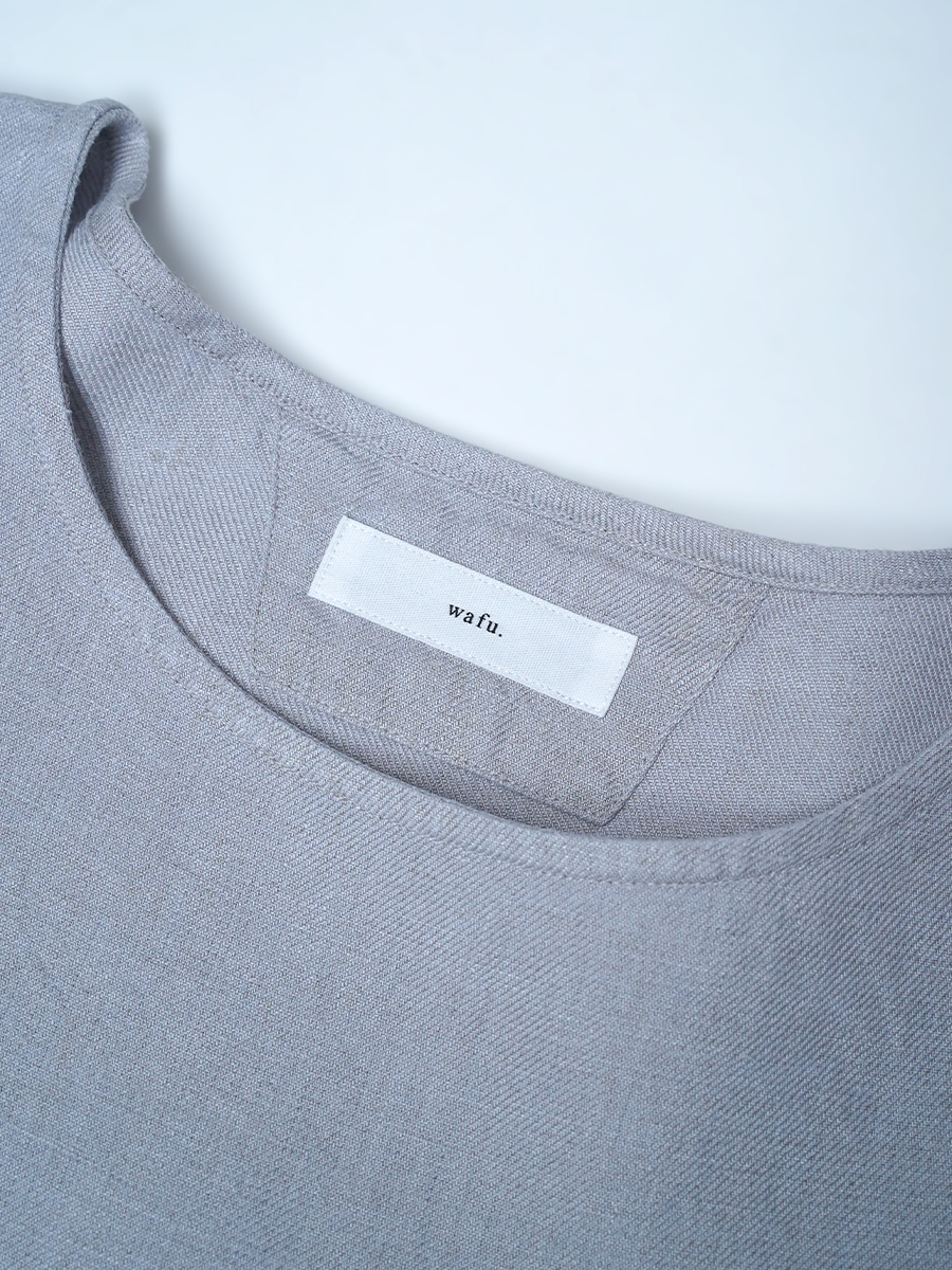 【リユース作品】リネントップス ふんわり袖 トップス / グリーシエル sample-a1149