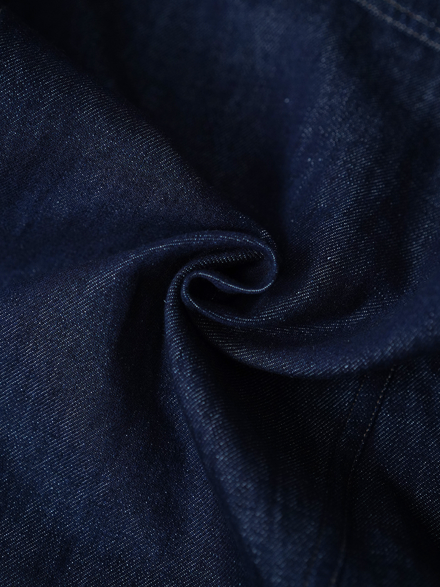 【サンプル作品】リネンデニム サロペット / ダークインディゴ sample-c0037