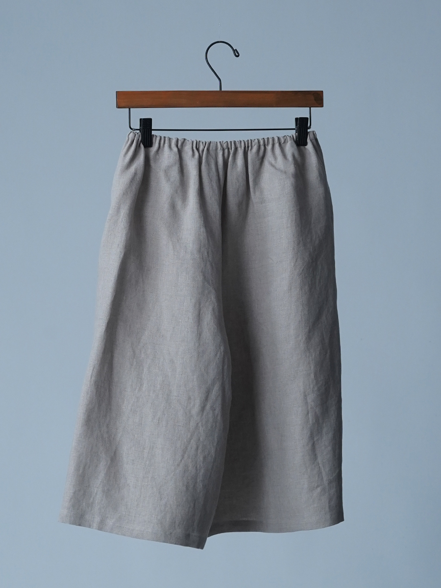 【サンプル作品】リネン ロング丈ペチパンツ / 亜麻ナチュラル sample-c0073