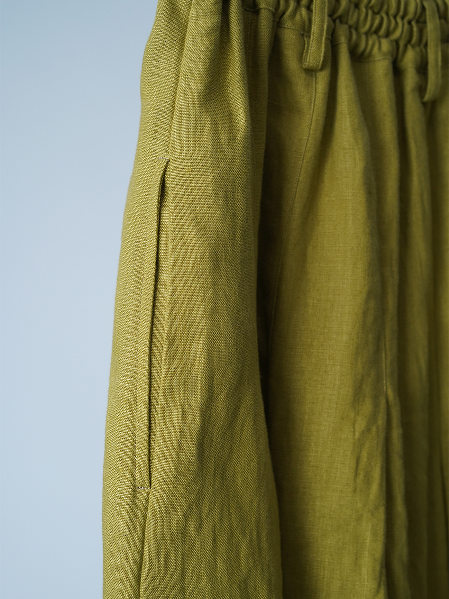 【サンプル作品】リネンワイド 袴パンツ / イエーナ sample-c0103