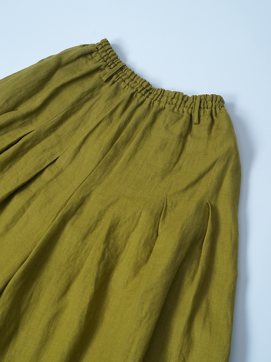 【サンプル作品】リネンワイド 袴パンツ / イエーナ sample-c0103