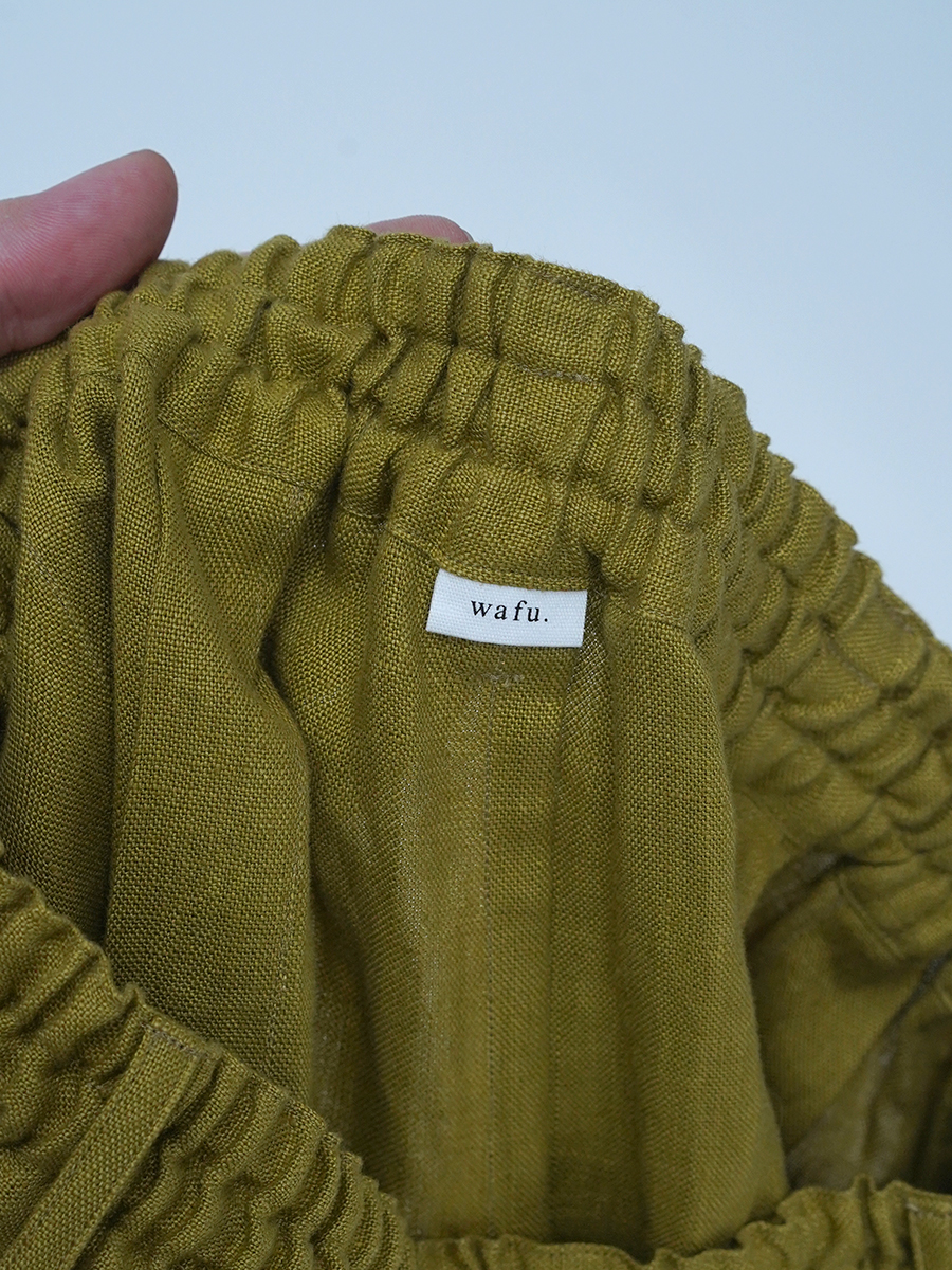 【サンプル作品】リネンワイド 袴パンツ / イエーナ sample-c0103