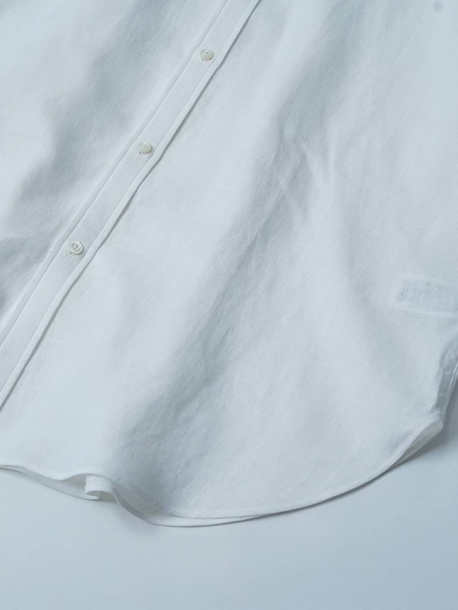 【サンプル作品】ビッグシルエット リネンシャツ / 白色 sample-c0140