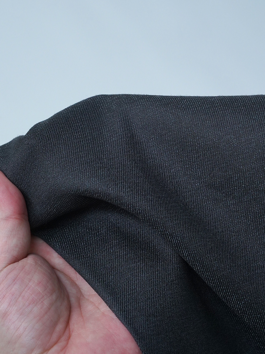 【サンプル作品/Mサイズ】ウエストタック入 リネンソロテックス パンツ / ダブグレイ sample-c0146