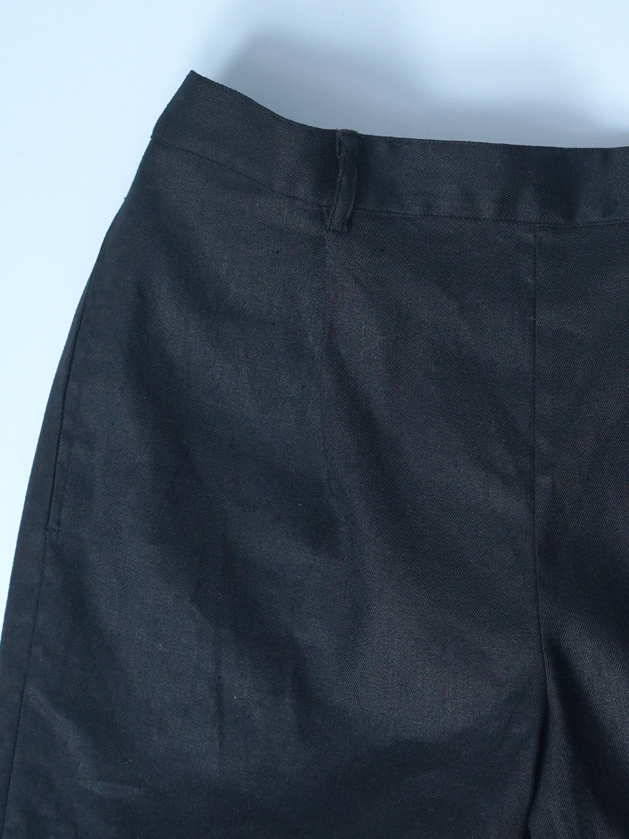 【サンプル作品/Lサイズ】リネンソロテックス サブリナパンツ / ブラック sample-c0175
