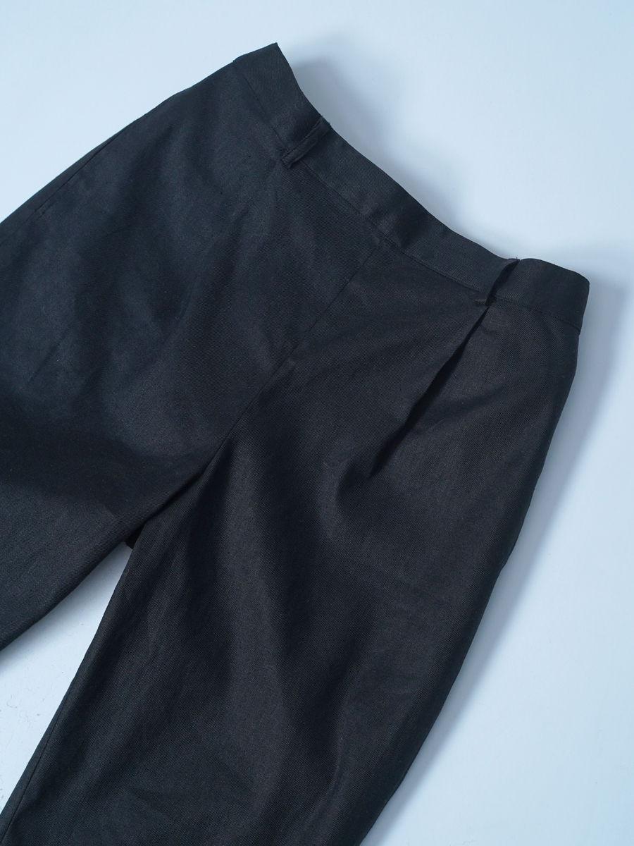 【サンプル作品/Lサイズ】リネンソロテックス サブリナパンツ / ブラック sample-c0175
