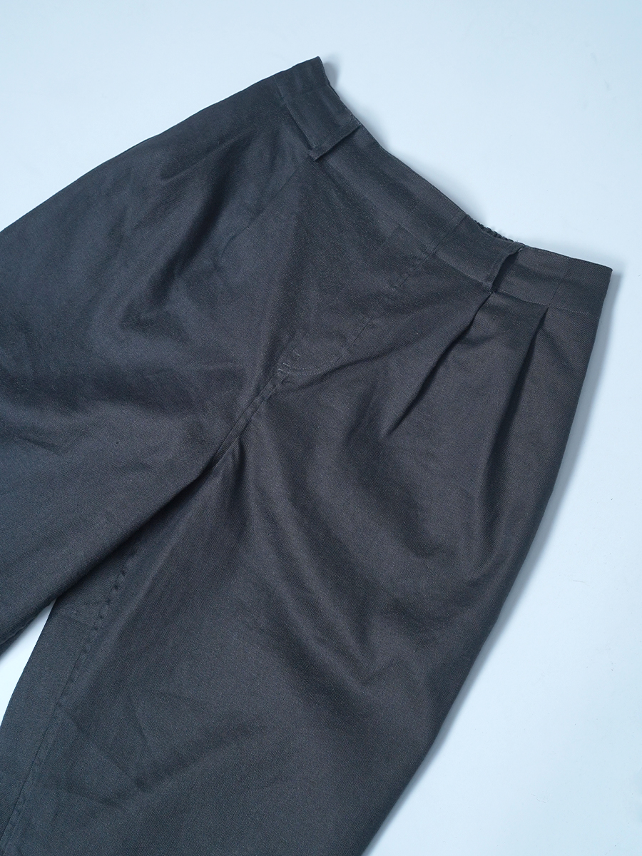 【見本品】リネンパンツ 伸縮リネン ソロテックス / ダブグレイ sample-d0181