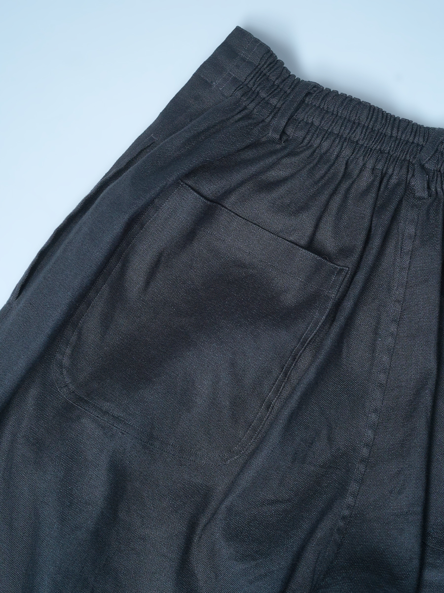 【見本品】リネンパンツ 伸縮リネン ソロテックス / ダブグレイ sample-d0181