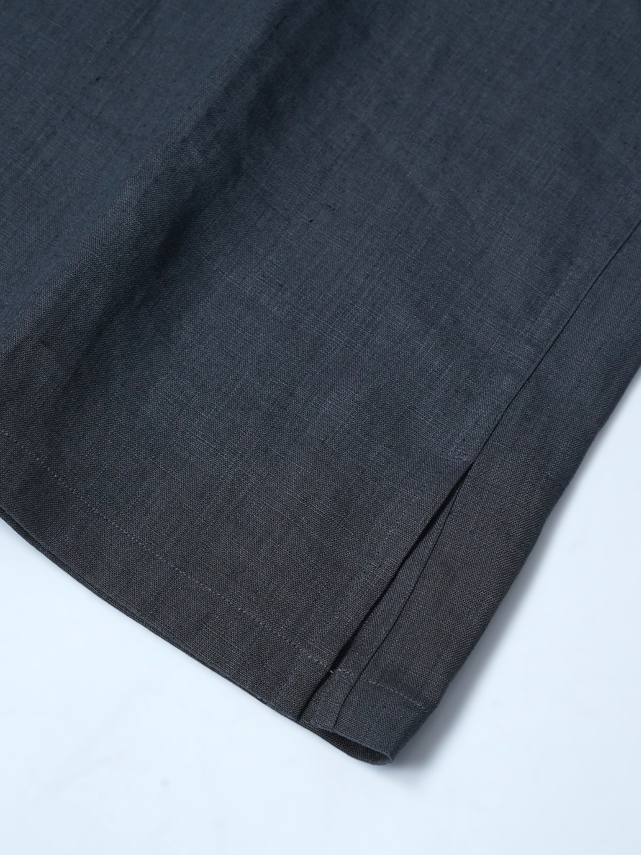 【見本品/Mサイズ】リネンポロシャツ 半袖 シャツ / グリーフラネル sample-d0283